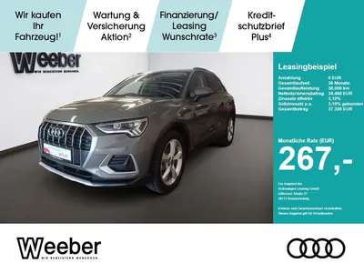 Audi Audi Q3 *PANO-DACH*LED*NAVI*KESSY*19ZOLL*5J GAR AHK im Leasing von Null-Leasing