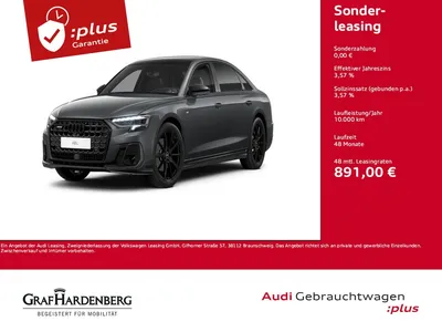 Audi AUDI A8L 50 TDI quattro S line Matrix Navi Pano HuD im Auto Abo von Null-Leasing