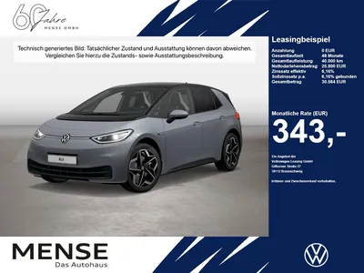 VW Volkswagen ID.3 Pro S IQ.Light Matrix CarPlay im Leasing von Null-Leasing