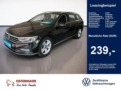 VW Volkswagen Passat Variant ELEGANCE 1.5TSI 150PS DSG ACC.5J- im Leasing von Null-Leasing