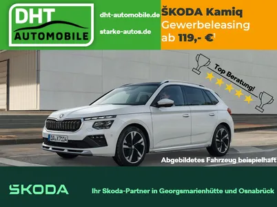 Skoda SKODA Kamiq 1.0 TSI 70kW Essence im Auto Abo von Null-Leasing