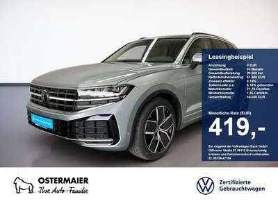 VW Volkswagen Touareg ELEGANCE 3.0TDI 286PS NP.107T AHK.STDHZG im Leasing von Null-Leasing