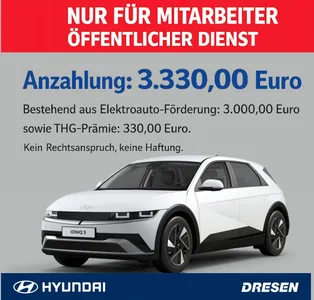 Hyundai Hyundai Hyundai IONIQ 5**NUR FÜR ÖFFENTL.DIENST** I Navi I Rückfahrkamera I LED I Sitzheizung I Klimaautomatik im Auto Abo von 9Drive