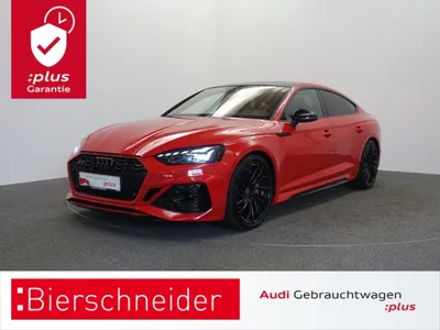 Audi AUDI RS5 Sportback KERAMIK 280KM H LASER S-SITZE B&O HEAD-UP VIRTUAL UMGEBUNGSKAMERA ACC NAVI PDC 20 CONNECT DAB im Auto Abo von Null-Leasing