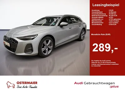 Audi Audi A6 Avant TDI QUATTRO AHK.B-DISPLAY.LED.KAMERAS im Leasing von Null-Leasing