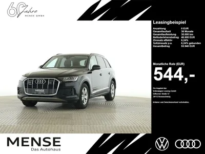 Audi Audi Q7 50 TDI quattro tiptronic Matrix|AHK|HUD im Leasing von Null-Leasing
