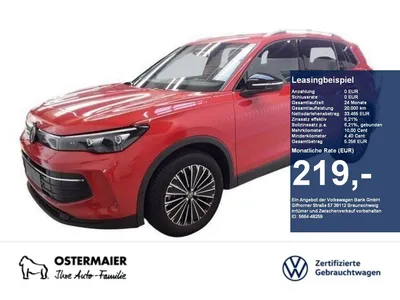 VW Volkswagen Tiguan GOAL 2.0TDI 150PS DSG ACC.5J-G.AHK.AREA-V im Leasing von Null-Leasing