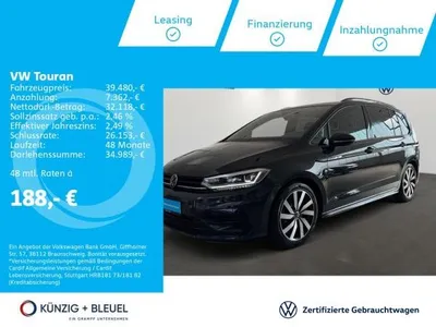 VW Volkswagen Touran R-Line 2,0 TDI DSG*NAV*STZHZG*AHK*ACC*KEYLESS* im Auto Abo von LeasingMarkt.de