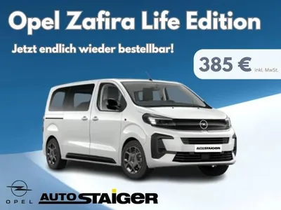 Opel Opel Zafira 💥Life Edition💥2.0 Diesel 130kW (177 PS)💥 im Auto Abo von LeasingMarkt.de