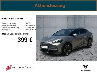 Cupra Cupra Tavascan VZ 4Drive 250 kW (340 PS) 77 kWh im Auto Abo von Null-Leasing