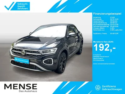 VW Volkswagen T-Roc Cabriolet 1.5 TSI Style IQ.Light|Matrix|LM im Leasing von Null-Leasing