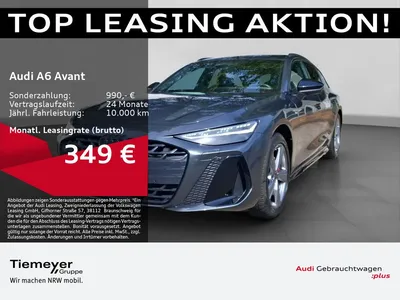Audi Audi A6 Avant TFSI Q S LINE UPE97 LM19 PANO AHK BuO A im Leasing von Null-Leasing