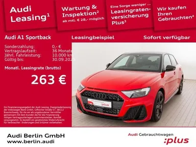 Audi Audi A1 Sportback S line 30 TFSI S tr. RFK LED NAVI im Auto Abo von LeasingMarkt.de