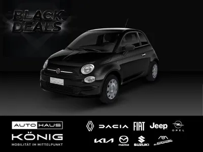 Fiat Fiat 500 MY23 | König Black Deals 2024 🖤 | 300 € sparen bei Abholung im Auslieferungszentrum im Auto Abo von LeasingMarkt.de