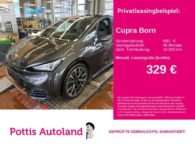 Cupra Cupra Born NAVI KAMERA KLIMA HuD VIRTUAL im Leasing von Null-Leasing
