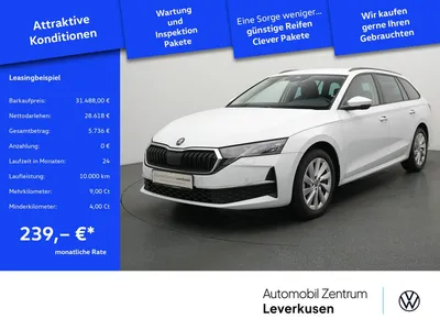 Skoda Skoda Octavia Combi Selection DSG AHK NAVI LEDER KAM im Auto Abo von Null-Leasing