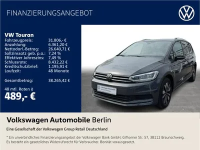 VW Volkswagen Touran 1.5 TSI DSG Comfortline LED SHZ ACC PDC im Leasing von LeasingMarkt.de