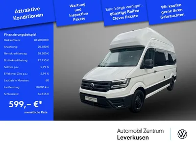 VW Volkswagen Crafter Grand California 600 NAVI LED VIRT KAM im Auto Abo von Null-Leasing