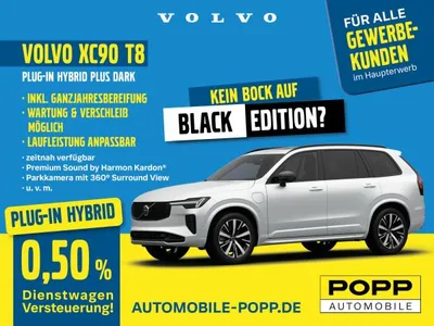 Volvo Volvo XC90 T8 AWD Plus Dark *Pano, *Allwetter, *HUD u.v.m im Leasing von LeasingMarkt.de