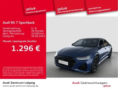 Audi Audi RS7 RS 7 Sportback TFSI q. perf. *HD-Matrix*Pano*HuD* im Auto Abo von LeasingMarkt.de