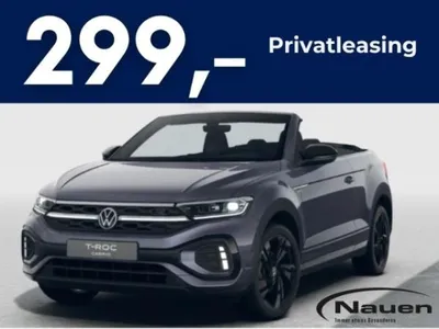 VW Volkswagen T-Roc Cabriolet R-Line 1.5 l TSI OPF 110 kW (150 PS) 7-DSG NP: 55.895,- im Leasing von LeasingMarkt.de