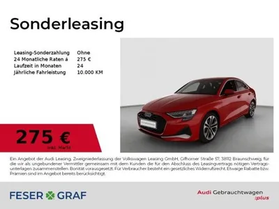 Audi Audi A3 Lim. 35 TDI Matrix/ACC/AHK/El. Sitze/R-Kamera im Auto Abo von LeasingMarkt.de