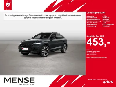 Audi Audi Q5 Sportback 50 TFSI e quattro S tronic advanced im Leasing von Null-Leasing