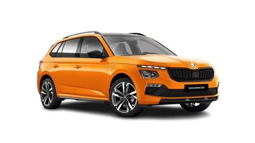 Skoda Skoda Kamiq MONTE CARLO 1.5TSI DSG.AHK.FAHRASS.NAVI.SPORT im Auto Abo von Faaren