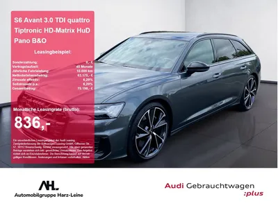 Audi Audi S6 Avant 3.0 TDI quattro Tiptronic HD-Matrix HuD im Leasing von Null-Leasing