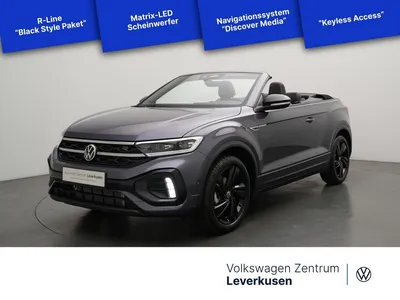 VW Volkswagen T-Roc Cabriolet DSG R-Line MATRIX AHK KAM ACC im Leasing von Null-Leasing