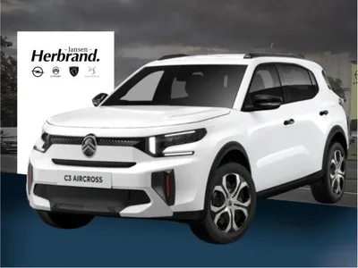Citroen Citroën C3 Aircross Plus 100 PS MT *Weiß* GEWERBE im Auto Abo von LeasingTime