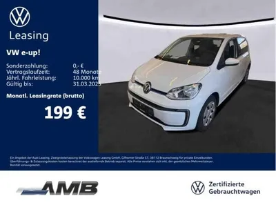 VW Volkswagen up! e- Navi/Sitzhzg/e-Sound/beheiz.Frontscheibe im Auto Abo von LeasingMarkt.de
