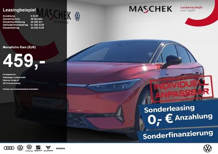 VW Volkswagen ID.7 GTX 86 kWh Sonderleasing AHK Harman DCC Mem im Leasing von Null-Leasing