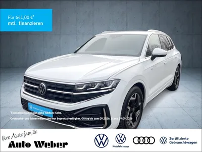 VW Volkswagen Touareg 3.0TDI R-Line Matrix Luft HUD Keyless AH im Leasing von Null-Leasing