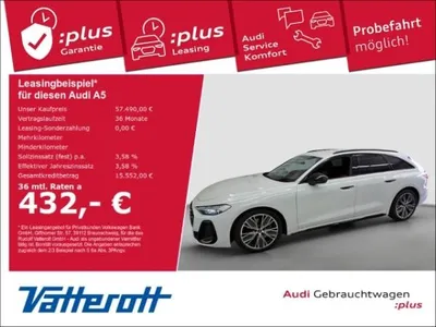 Audi Audi A5 Avant TDI quattro S line Leder HUD Matrix B&O im Auto Abo von LeasingMarkt.de