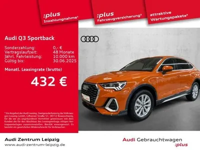 Audi Audi Q3 Sportback 45 TFSIe S line *LED*AHK*Business* im Auto Abo von LeasingMarkt.de