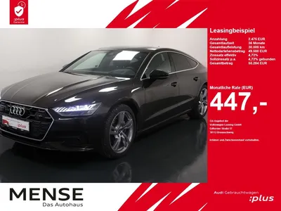 Audi Audi A7 Sportback 45 TDI quattro S tronic Matrix|AHK im Leasing von Null-Leasing