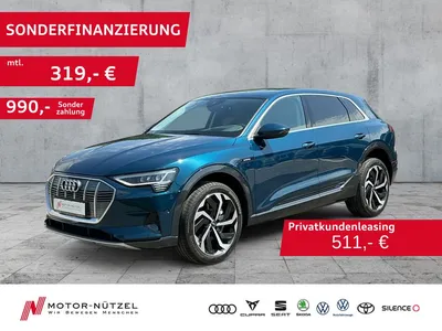 Audi Audi e-tron 55 QU ADVANCED 5JG+LEDER+NAVI+AIR+ACC+HuD im Leasing von Null-Leasing