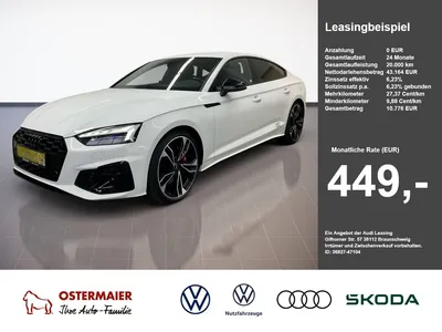 Audi Audi S5 COMPETITION EDITION PLUS 341PS QUATTRO AHK.ST im Leasing von Null-Leasing