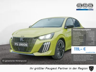 Peugeot Peugeot 208 1.2 Hybrid 110 Allure 1,99% Zins SHZ KAMERA im Leasing von Null-Leasing