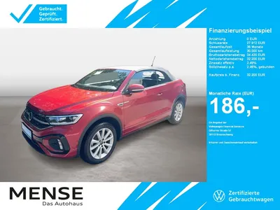 VW Volkswagen T-Roc Cabriolet 1.5 TSI R-Line IQ.Light Matrix im Leasing von Null-Leasing