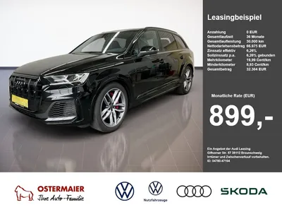 Audi Audi SQ7 COMPETITION PLUS BLACK EDITION 507PS QUATTRO im Leasing von Null-Leasing