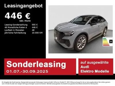 Audi Audi Q4 e-tron Sportback 45 quattro HUD+MATRIX+NAVI im Auto Abo von LeasingMarkt.de