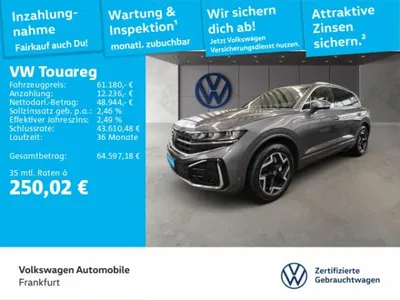 VW Volkswagen Touareg 3.0 V6 TDI R-Line 4Motion Navi AHK IQ.LIGHT - HD-Matrix-Scheinwerfer Rückfahrkamera DAB+ im Auto Abo von LeasingMarkt.de