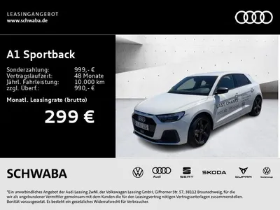 Audi Audi A1 Sportback advanced 30 TFSI *LED*SOUND*R-KAM* im Leasing von Null-Leasing