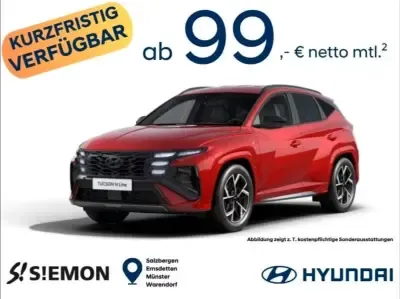 Hyundai Hyundai Tucson N-Line 1.6 T-GDI 110 kW MY26 im Leasing von 9Drive
