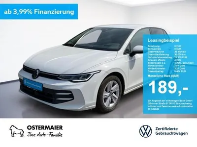 VW Volkswagen Golf VIII LIFE 1.5TSI 5J-G LED.NAVI.360°.HuD.SITZHZG.ACC im Auto Abo von LeasingMarkt.de