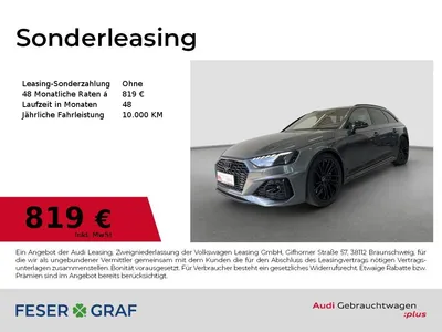 Audi Audi RS4 Avant RS-AGA B&O Matrix Keyless 360° Memory im Leasing von Null-Leasing