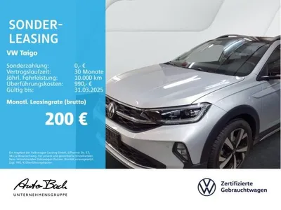 VW Volkswagen Taigo 1.0 TSI DSG Style, Navi, LED-Matrix, App-Connect, Digital Cockpit Pro, ACC im Auto Abo von LeasingMarkt.de