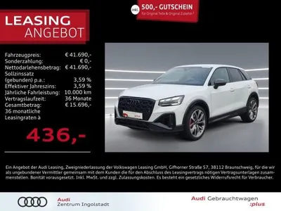 Audi Audi SQ2 TFSI MATRIX Carbon AHK ACC Optik-schw.+ 19 im Auto Abo von LeasingMarkt.de